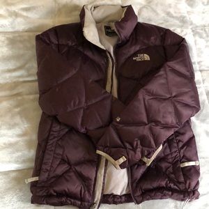 The North Face Purple Puffer Jacket